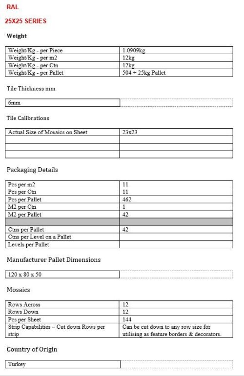 2.5X2.5 RAL 0004000 ANTHRACITE MATT (NN) - SPECIAL - Image 2