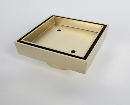 Tile Insert Drain Gold: Pop Waste 50x115x115mm