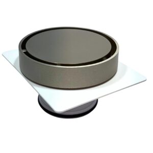 TILE INSERT ROUND SATIN NICKEL FLOOR DRAIN 120X50MM